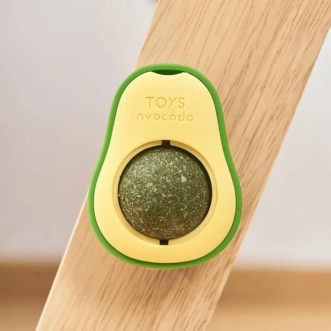 ¡A tu gato le encantará! ¡Juguete de aguacate con hierba gatera natural para una diversión garantizada!