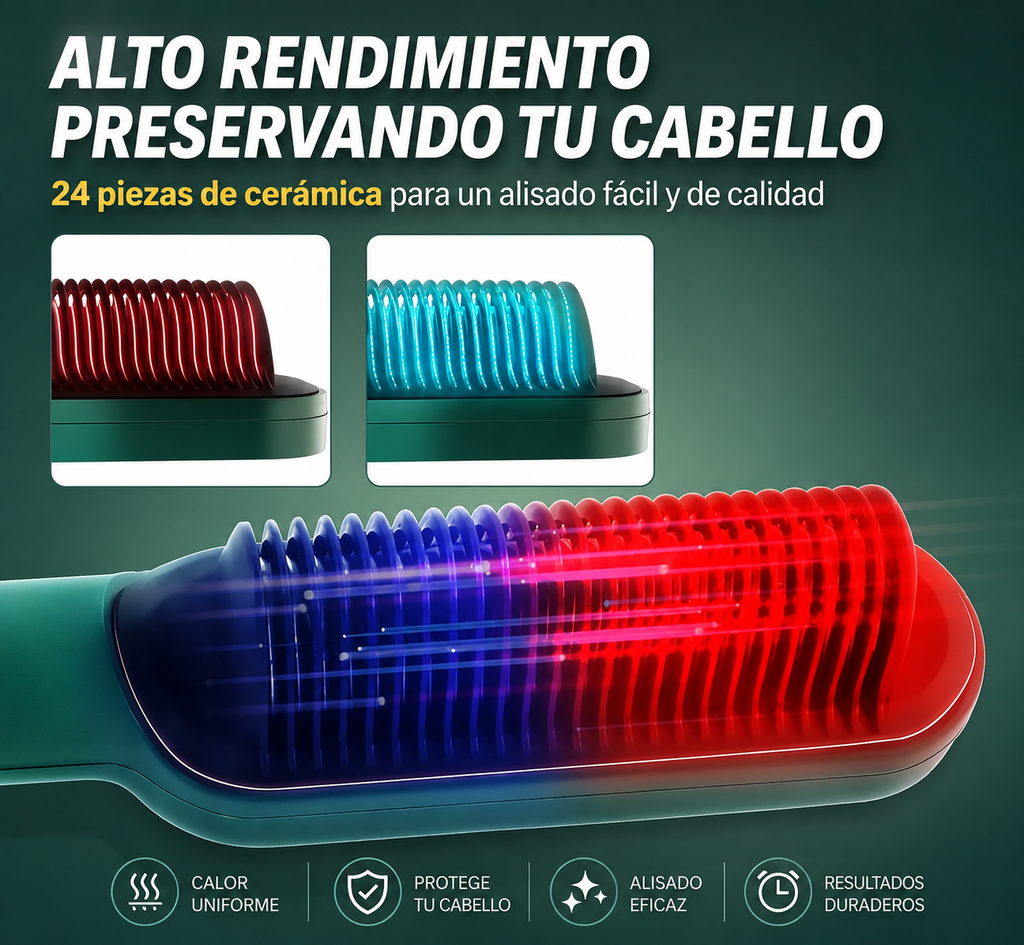 cepillo alizador secador